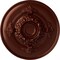 Ekena Millwork Monique Ceiling Medallion (Fits Canopies up to 3 3/4"), Hand-Painted Antique Copper, 13 3/4"OD x 1"P CM13MOACS - alternate 1